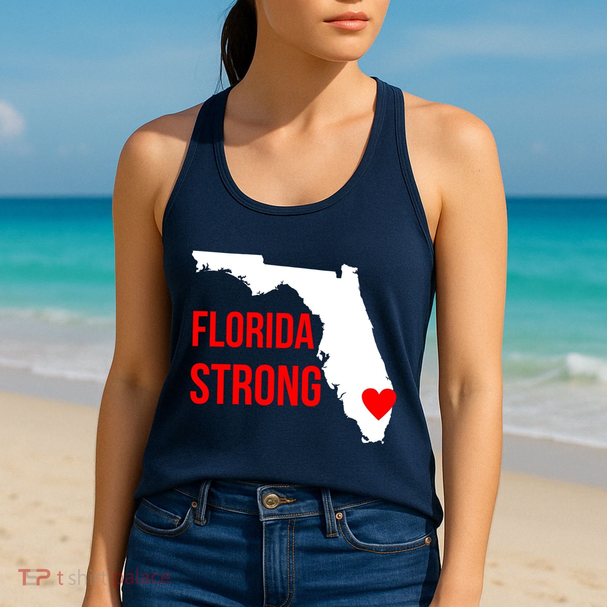 Florida Strong Hurricane Irma Support Women's Tank Top