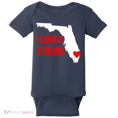 Florida Strong Hurricane Irma Support Baby Bodysuit