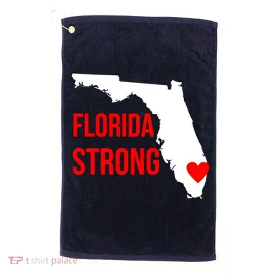 Florida Strong Hurricane Irma Support Golf Towel
