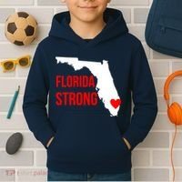 Florida Strong Hurricane Irma Support Kids Hoodie thumb 2