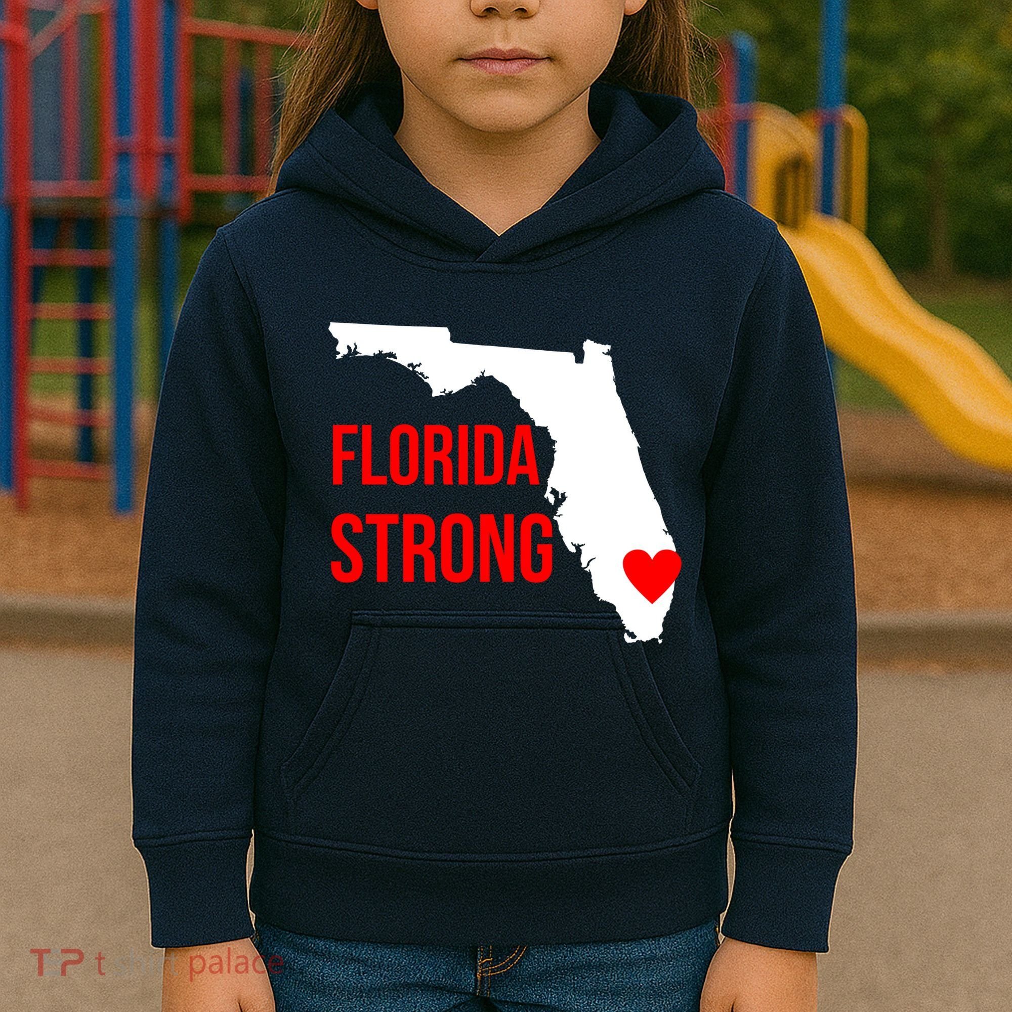 Florida Strong Hurricane Irma Support Kids Hoodie