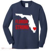 Florida Strong Hurricane Irma Support Kids Long Sleeve Shirt thumb 0