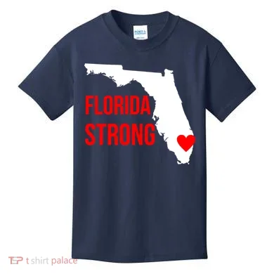 Florida Strong Hurricane Irma Support Kids T-Shirt