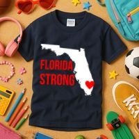 Florida Strong Hurricane Irma Support Kids T-Shirt thumb 3