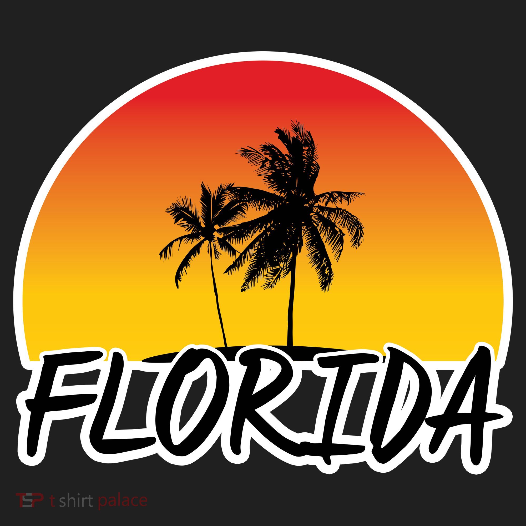 Florida Sunset Palm trees  Women's Sweatshirt
