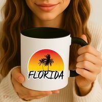 Florida Sunset Palm trees  Coffee Mug thumb 3