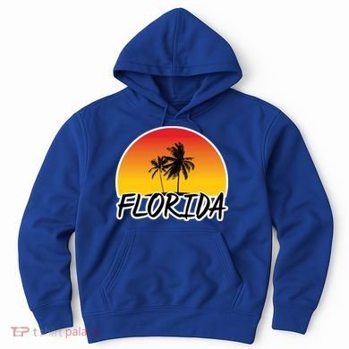 Florida Sunset Palm trees  Hoodie