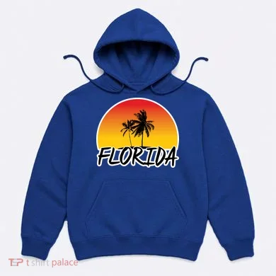 Florida Sunset Palm trees  Hoodie