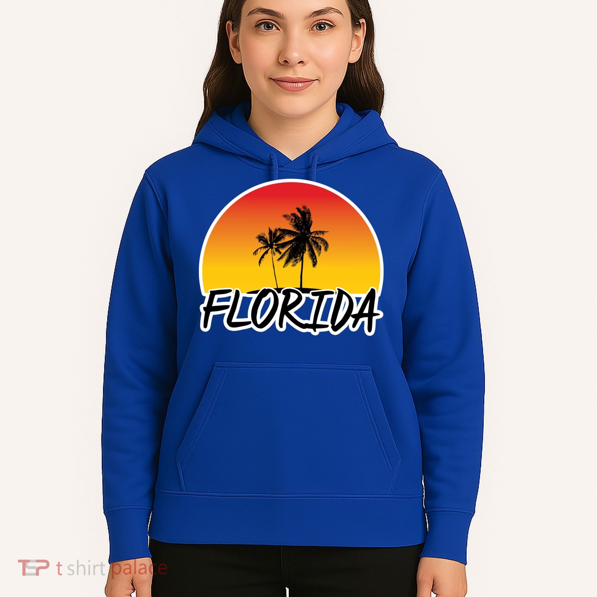 Florida Sunset Palm trees  Hoodie