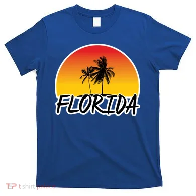 Florida Sunset Palm trees  T-Shirt