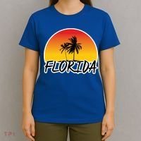 Florida Sunset Palm trees  T-Shirt thumb 4