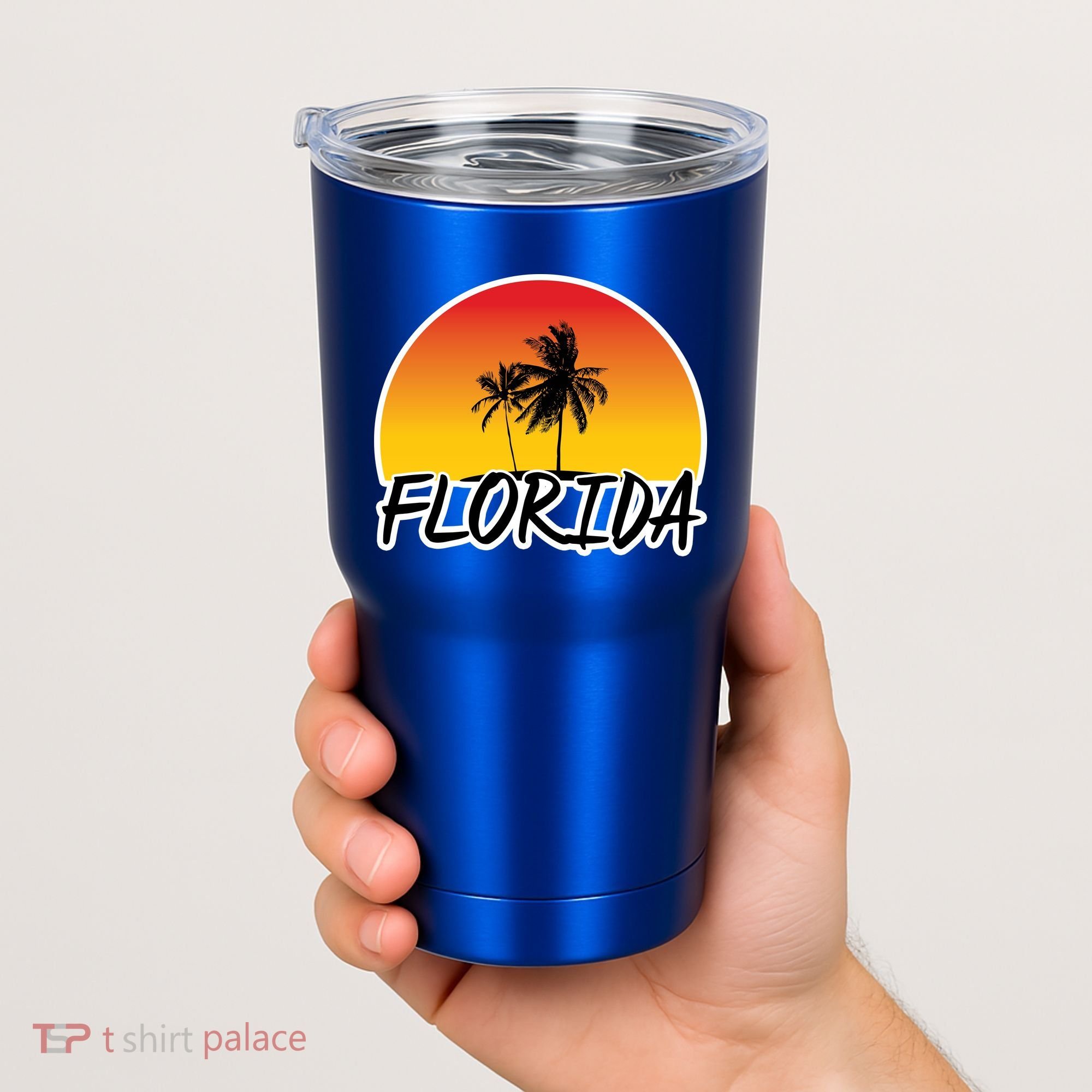 Florida Sunset Palm trees  Tumbler