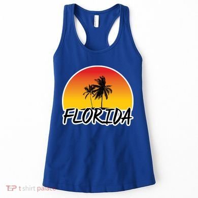 Florida Sunset Palm trees  Women's Tank Top