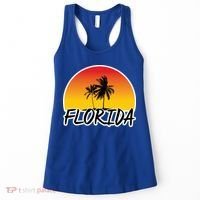 Florida Sunset Palm trees  Women's Tank Top thumb 0