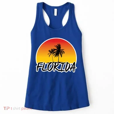 Florida Sunset Palm trees  Women's Tank Top
