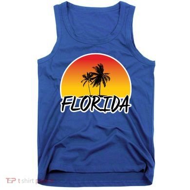 Florida Sunset Palm trees  Tank Top