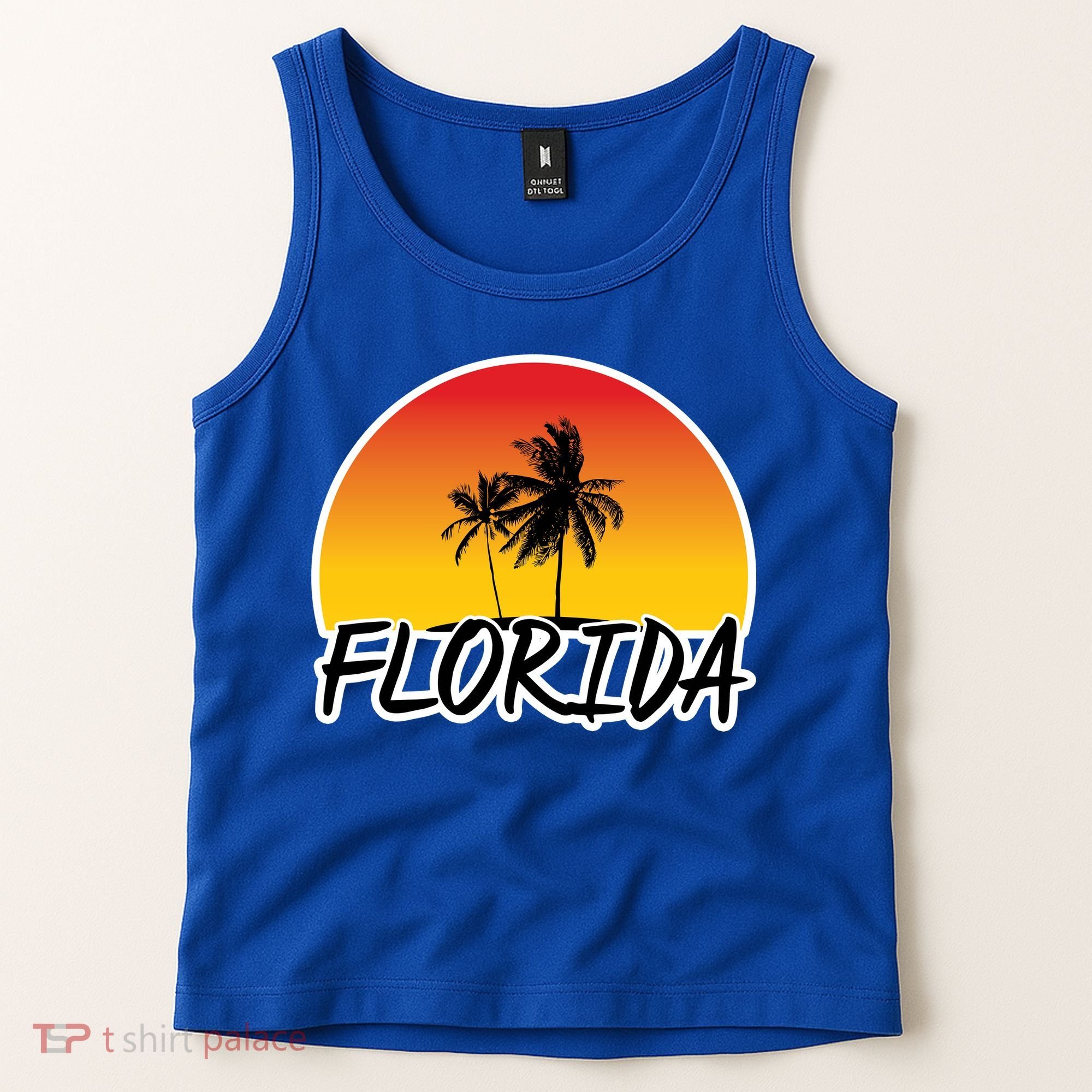 Florida Sunset Palm trees  Tank Top