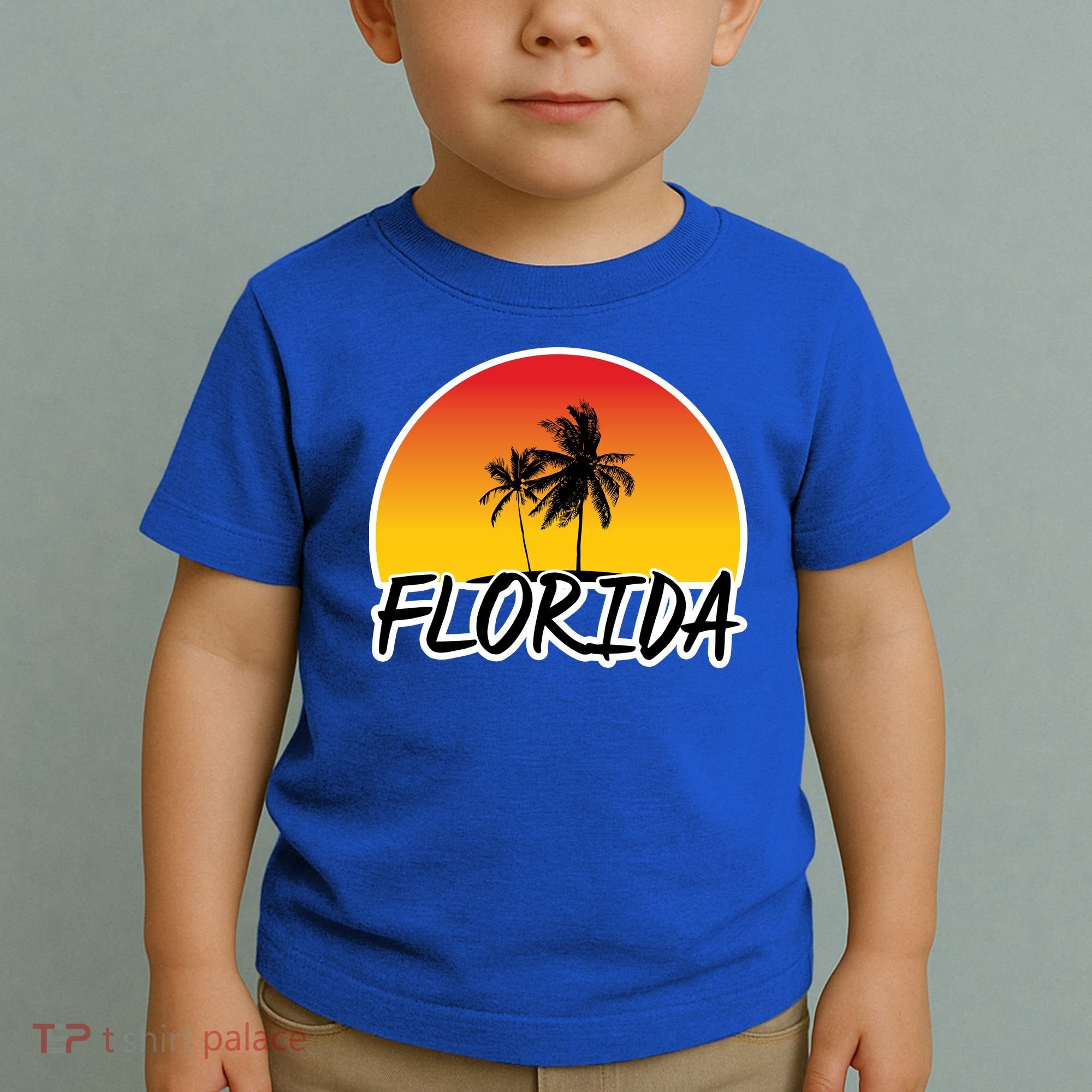 Florida Sunset Palm trees  Toddler T-Shirt