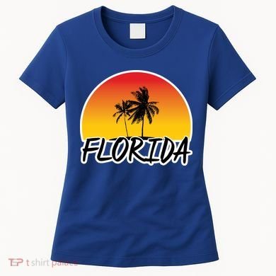 Florida Sunset Palm trees  Women's T-Shirt