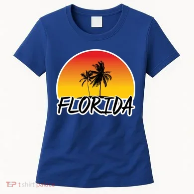 Florida Sunset Palm trees  Women's T-Shirt