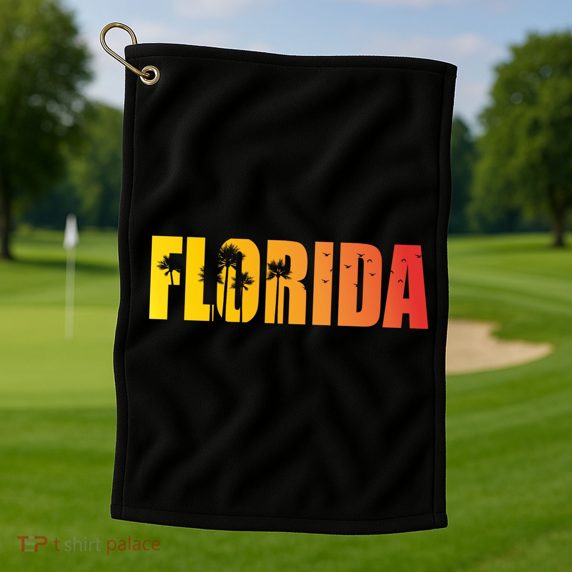 Florida Sunshine Logo Golf Towel
