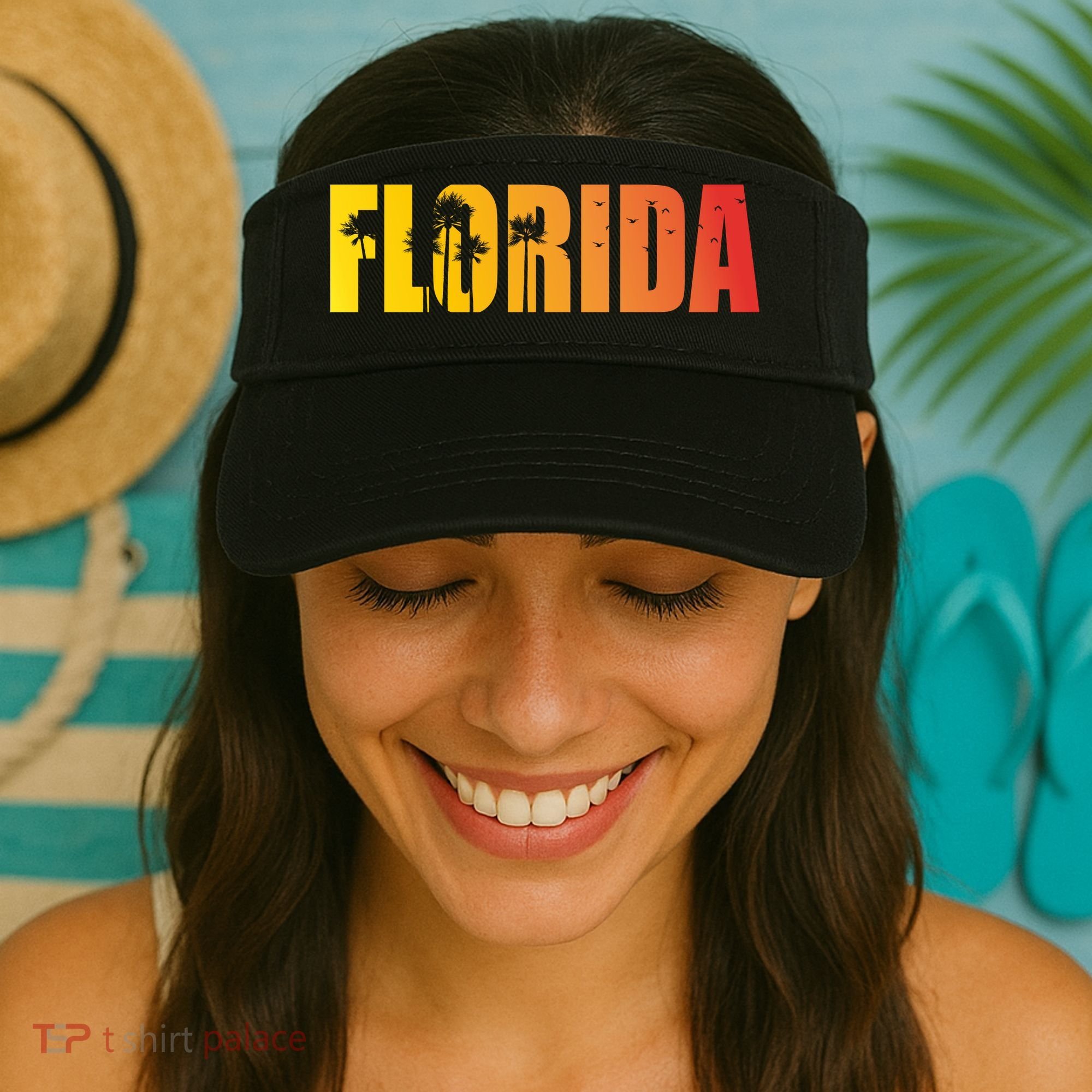 Florida Sunshine Logo Visor