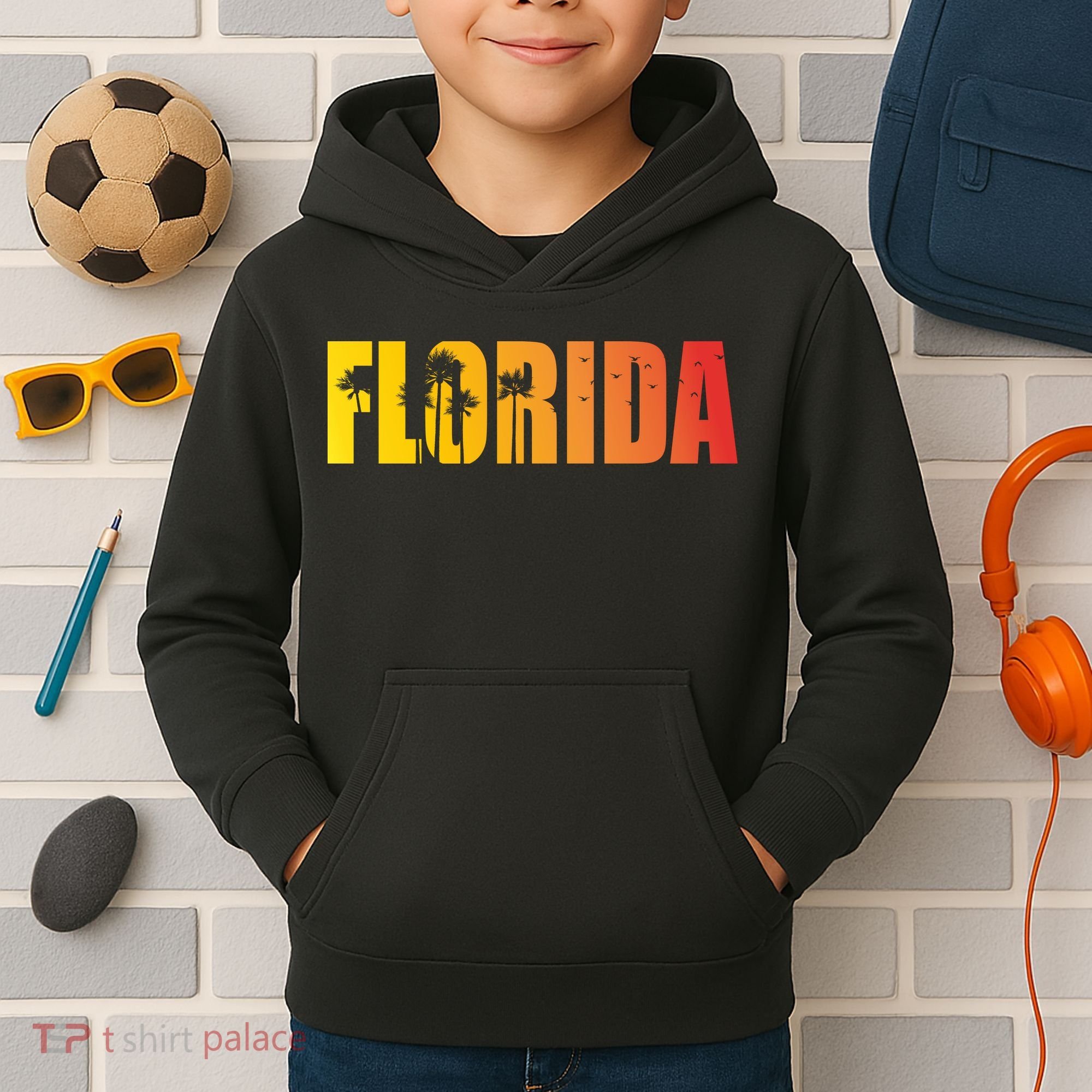 Florida Sunshine Logo Kids Hoodie