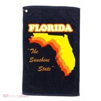 Florida The Sunshine State Golf Towel thumb 0
