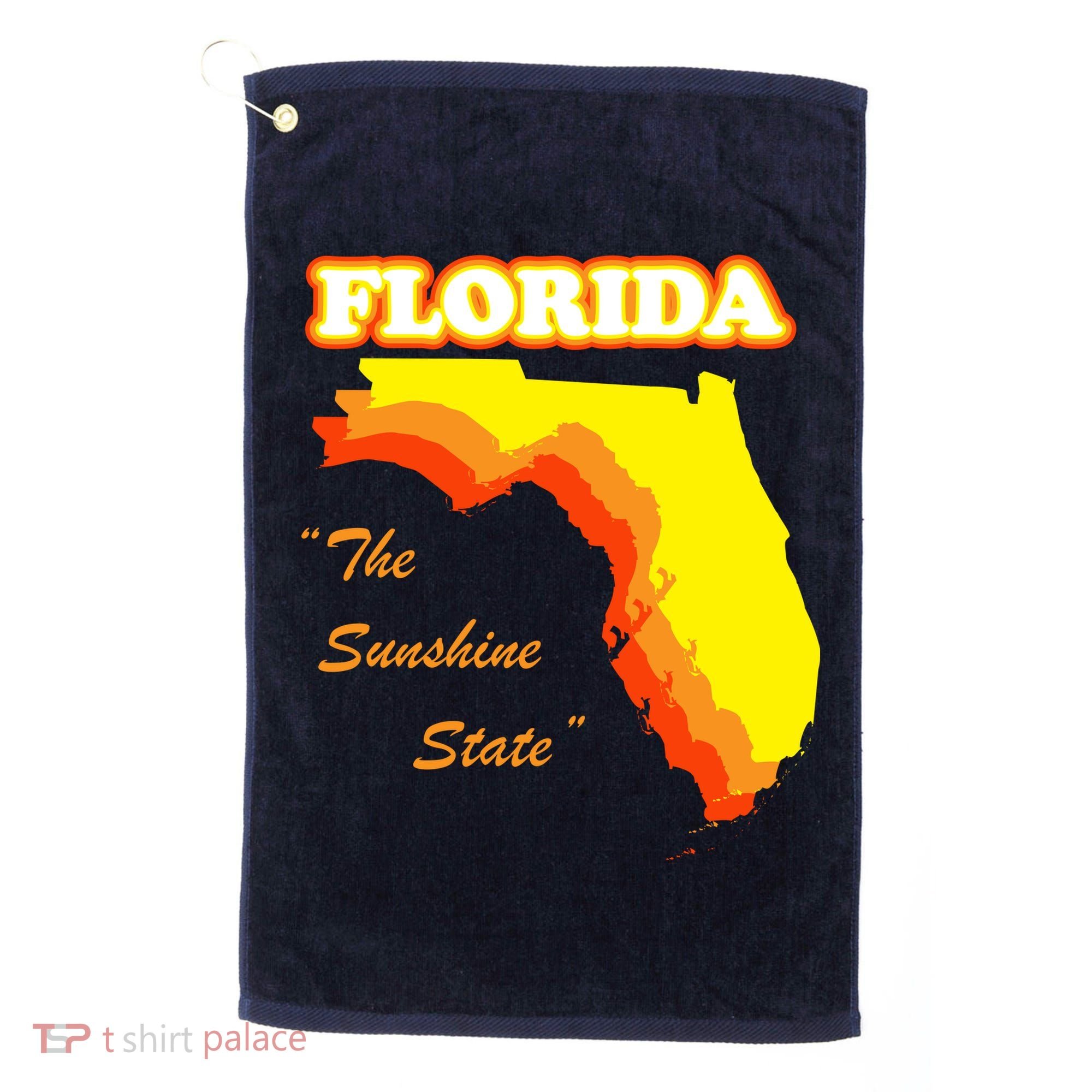 Florida The Sunshine State Golf Towel