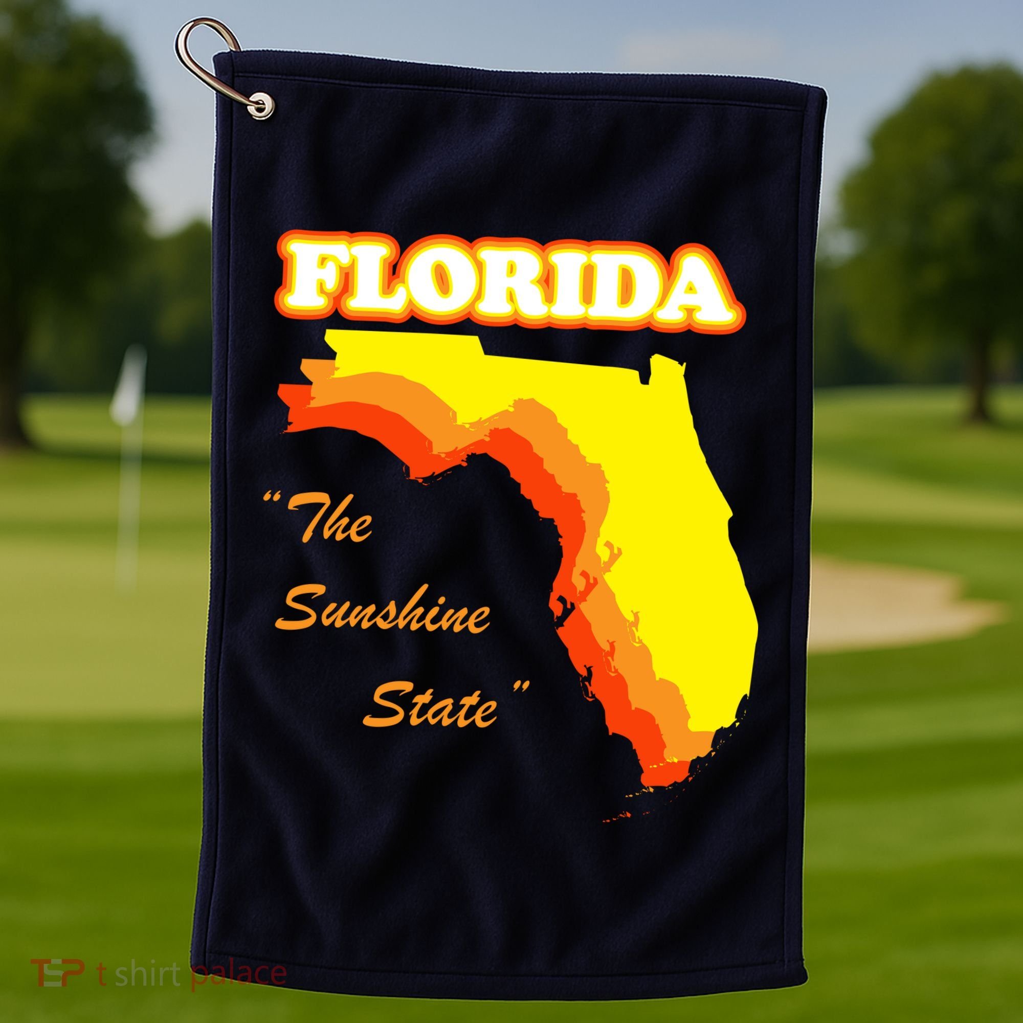 Florida The Sunshine State Golf Towel