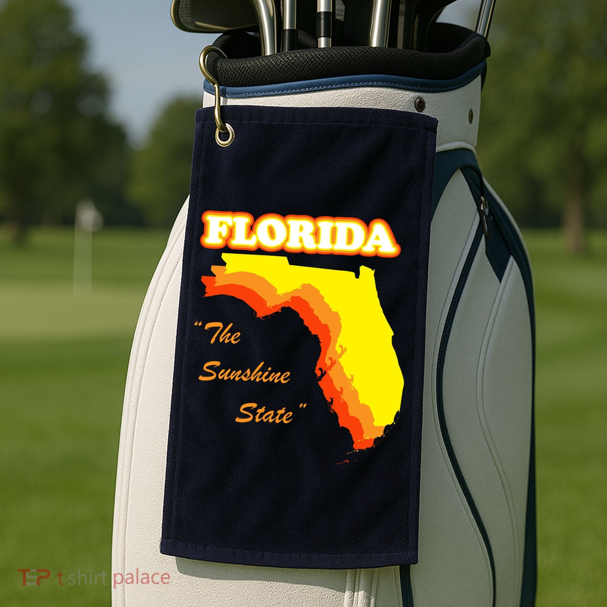 Florida The Sunshine State Golf Towel