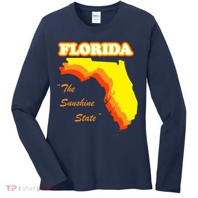 Florida The Sunshine State Women's Long Sleeve Shirt