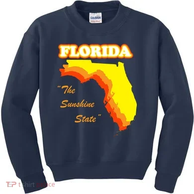 Florida The Sunshine State Kids Sweatshirt