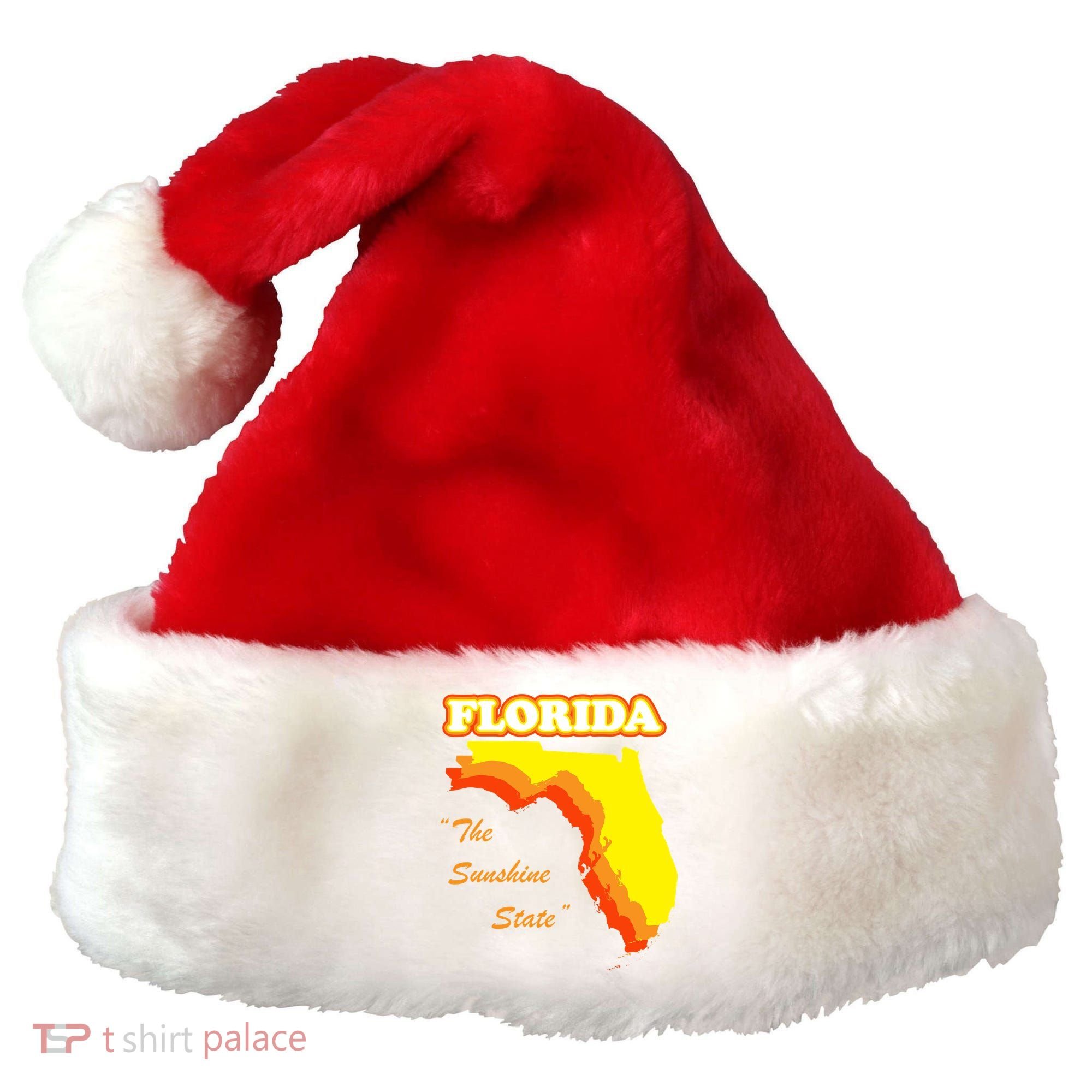 Florida The Sunshine State Santa Hat