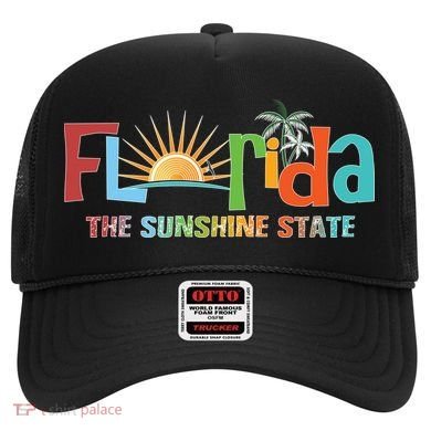 Florida The Sunshine State Colorful Hat