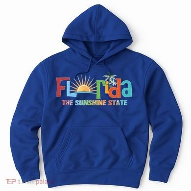 Florida The Sunshine State Colorful Hoodie