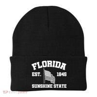 Florida The Sunshine State Est. 1845 Beanie thumb 0