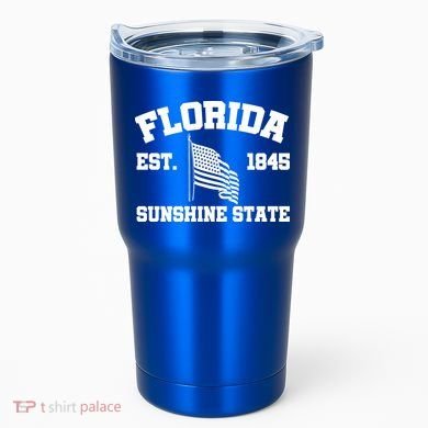Florida The Sunshine State Est. 1845 Tumbler