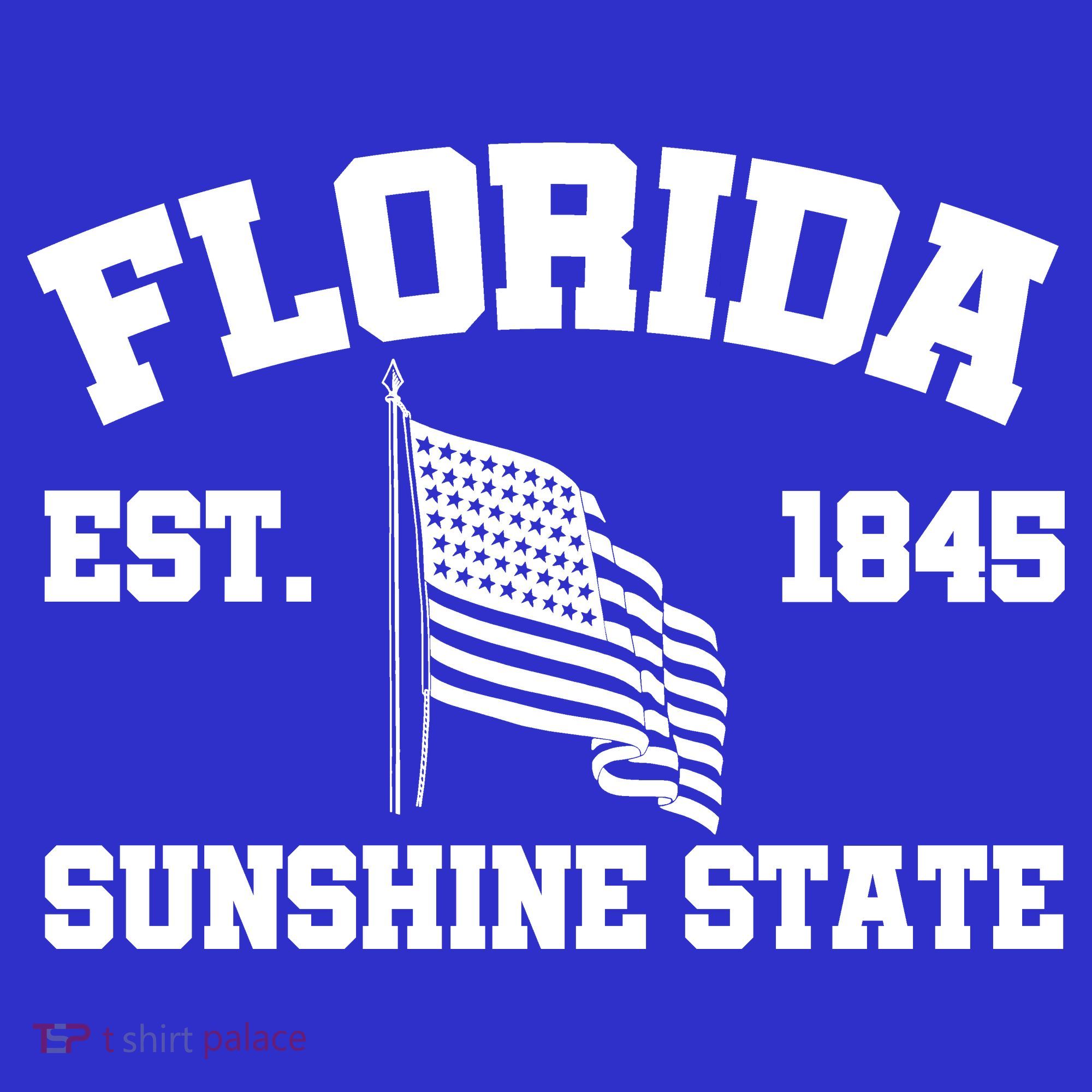 Florida The Sunshine State Est. 1845 Mousepad