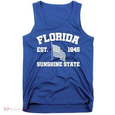 Florida The Sunshine State Est. 1845 Tank Top
