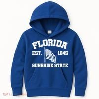 Florida The Sunshine State Est. 1845 Kids Hoodie thumb 0