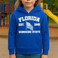 Florida The Sunshine State Est. 1845 Kids Hoodie thumb 3