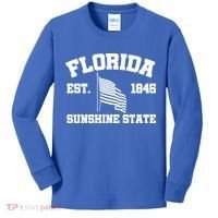 Florida The Sunshine State Est. 1845 Kids Long Sleeve Shirt thumb 0