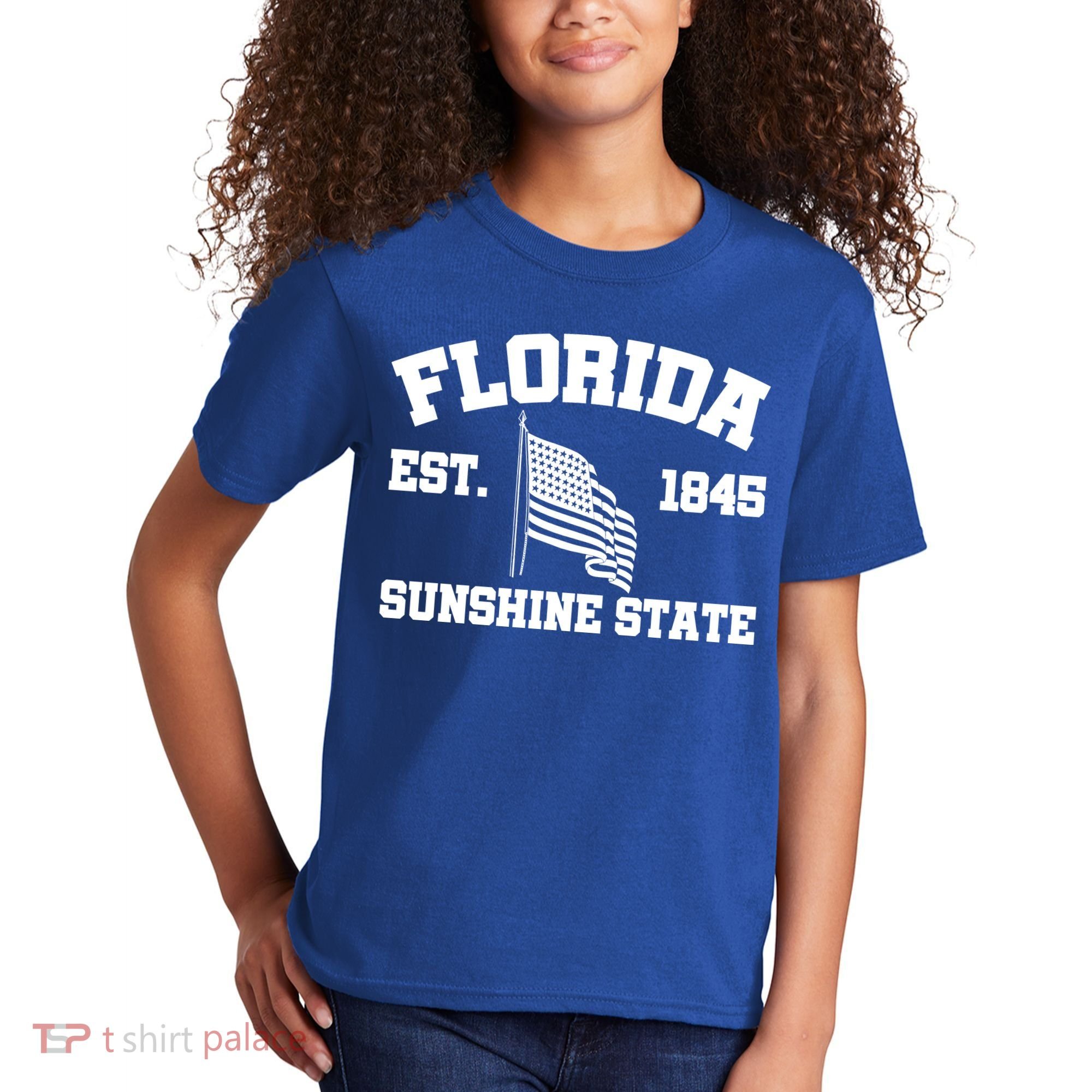 Florida The Sunshine State Est. 1845 Kids T-Shirt