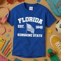Florida The Sunshine State Est. 1845 Kids T-Shirt thumb 3