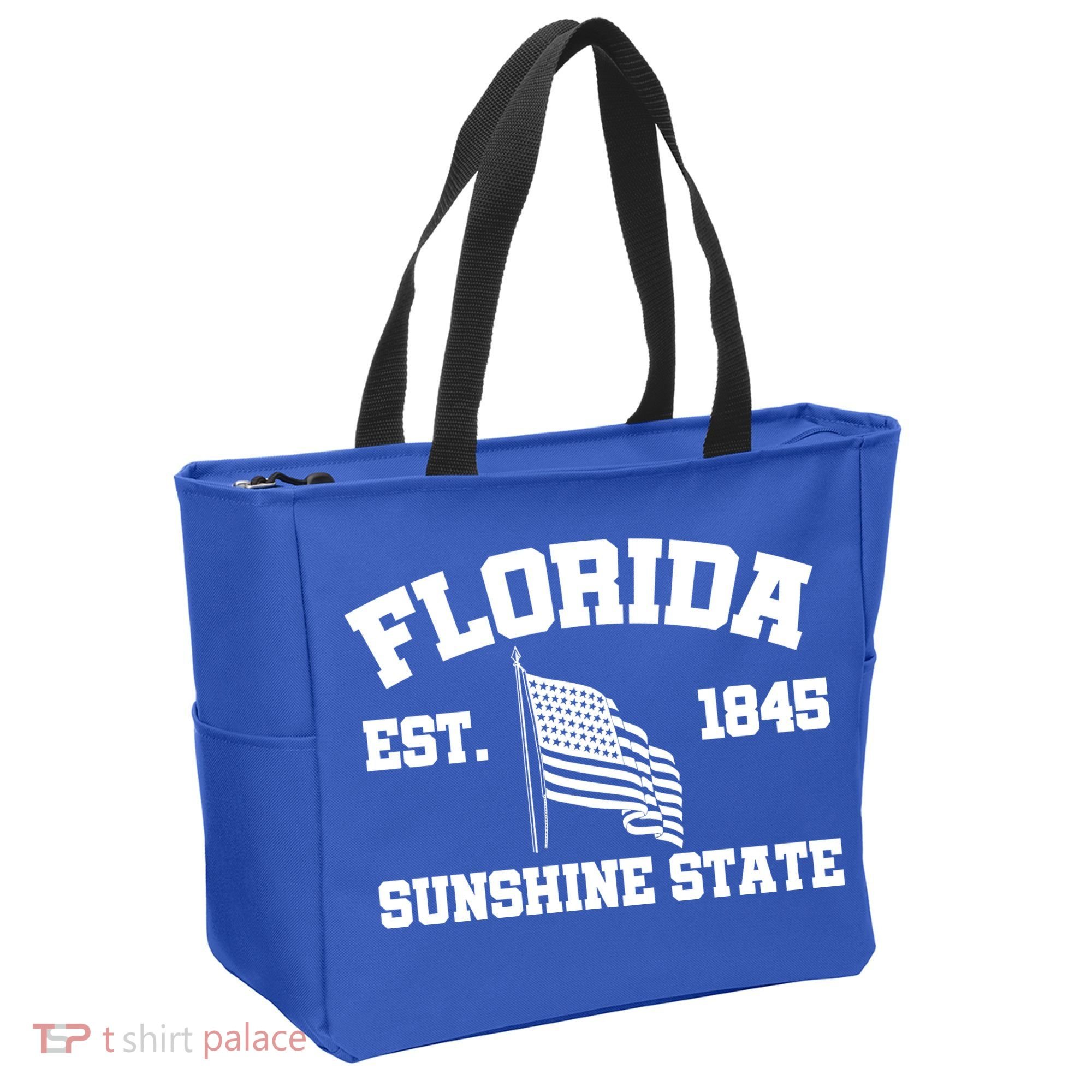 Florida The Sunshine State Est. 1845 Tote Bag