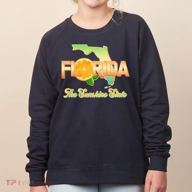 Florida The Sunshine State Orange Logo Women's Sweatshirt