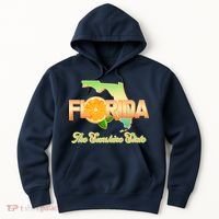 Florida The Sunshine State Orange Logo Hoodie thumb 0