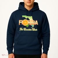 Florida The Sunshine State Orange Logo Hoodie thumb 2