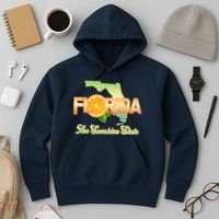 Florida The Sunshine State Orange Logo Hoodie thumb 3
